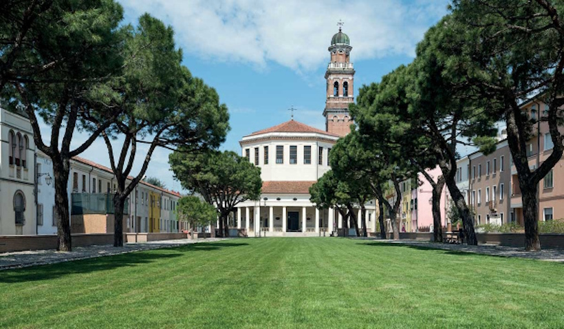 Interno del Santuario della Beata Vergine del Soccorso, la Rotonda di Rovigo.