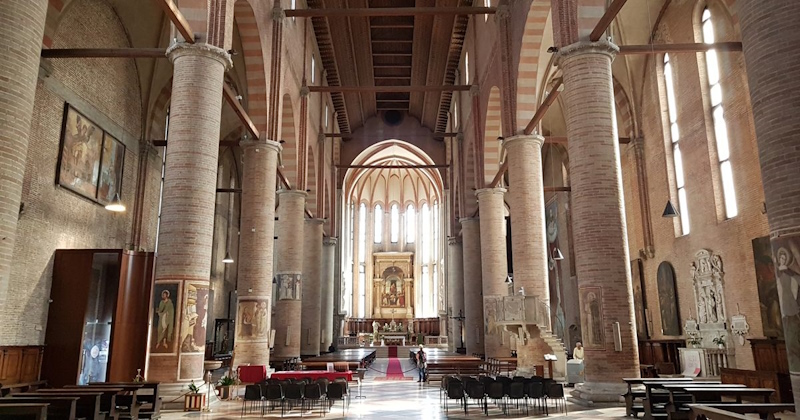 Chiesa di San Nicolò a Treviso. Seminari e corsi Reiki vicino Treviso a Dolo Venezia.