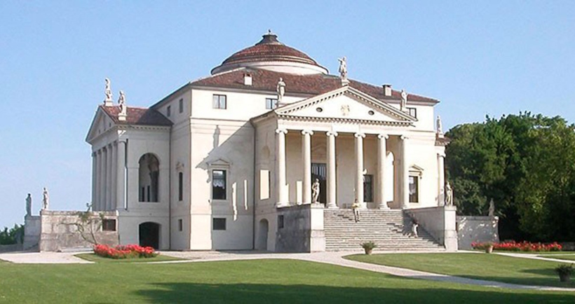 Villa La Rotonda a Vicenza, capolavoro di Andrea Palladio. Seminari e corsi Reiki vicino Vicenza.