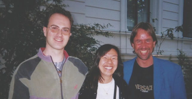Hannover, Germania, aprile 1999: Dario Canil, Chetna Kobayashi e Frank Arjava Petter