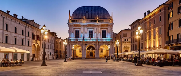 Brescia, Piazza della Loggia. A 90 minuti da Brescia corsi e seminari Reiki nel Centro Olistico Tolteca a Dolo (Venezia)